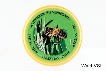 Preview: Honigglas hoch 1 kg mit Deckel 20 Stk.