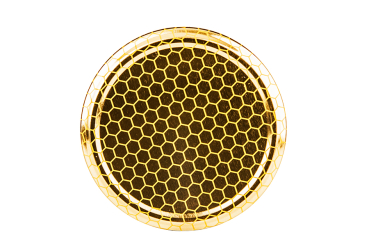 Honigglas mit Relief 500g 12 Stk. inkl. Deckel TO 70