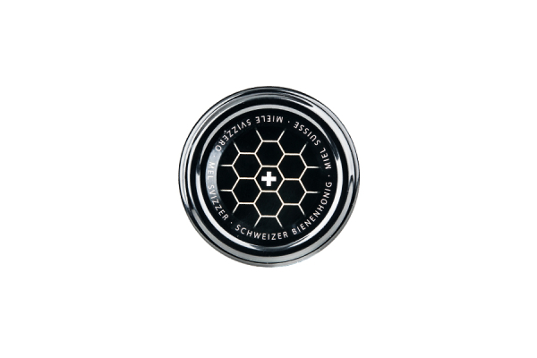 Honigglasdeckel schwarz TO63 PVC frei