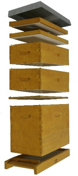 Dadant Blatt Magazinbeute 10 er VSI Schweizer Holz Zertifiziert